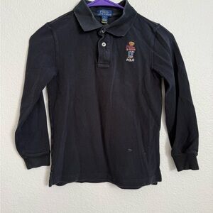 Polo by Ralph Lauren Kids Navy Long Sleeve Polo